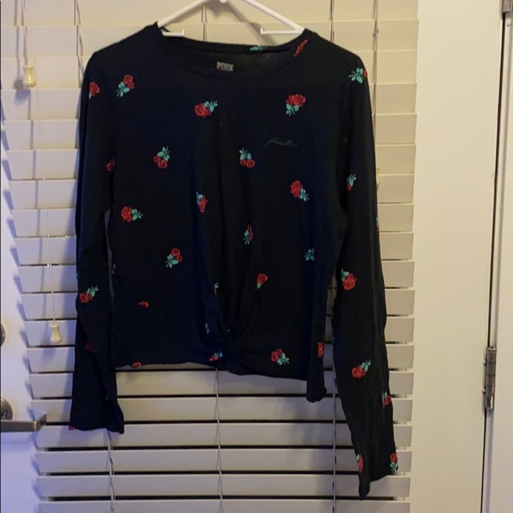 Pink by Victoria’s Secret Black long sleeves